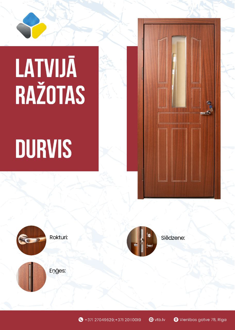 Latvijā ražotas durvis